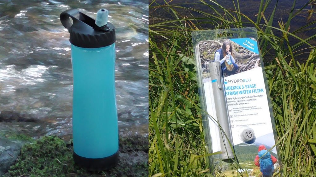 HydroBlu Water Filters: Sidekick and Clear Flow Bottle Demo Review