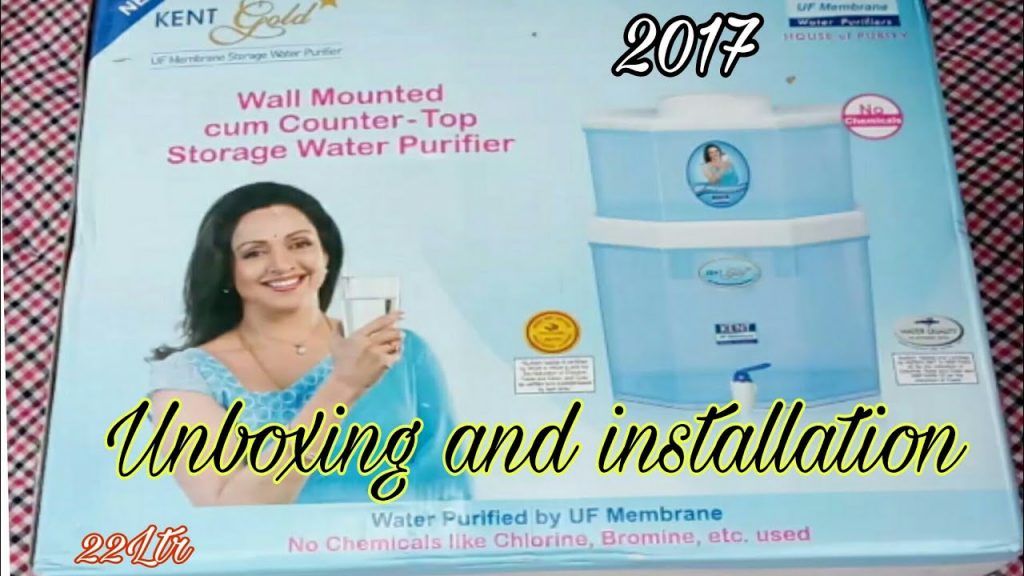 Kent Gold Water Purifier . Wall Mounted Purifier 2017
