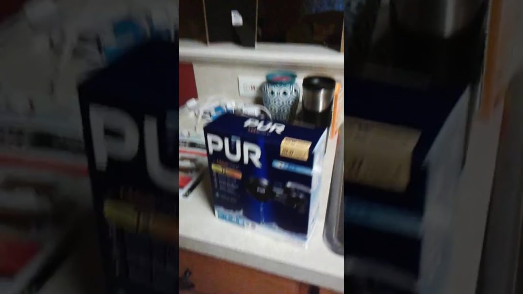 PUR water filter replacement reset red light