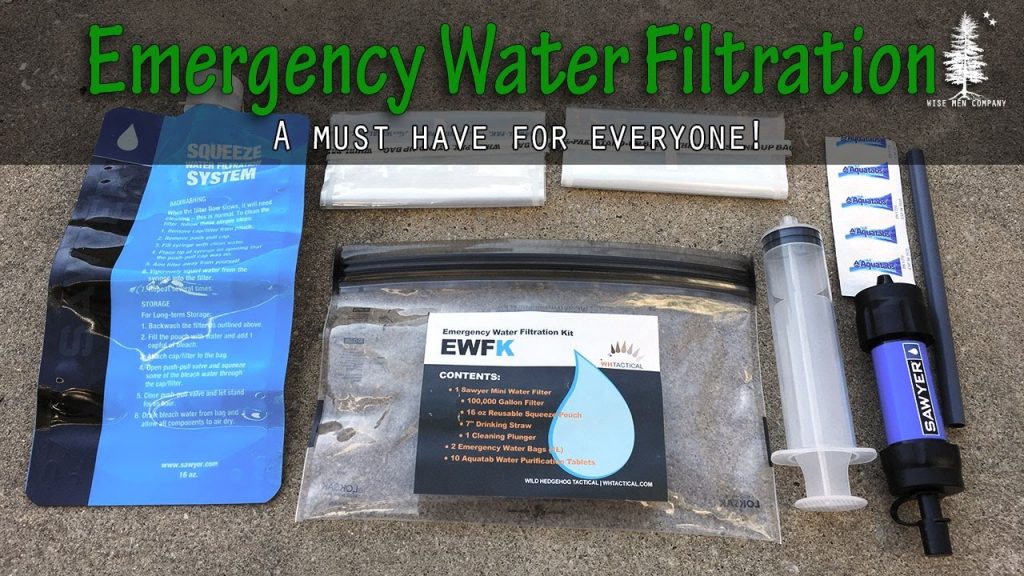 Emergency Water Filtration Kit
