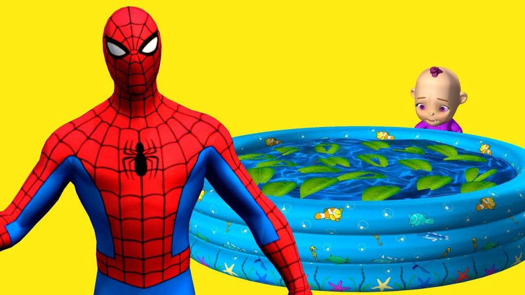 Little Baby's Pool is Dirty?Clean Water for Him?Finger Family Music for Kids!