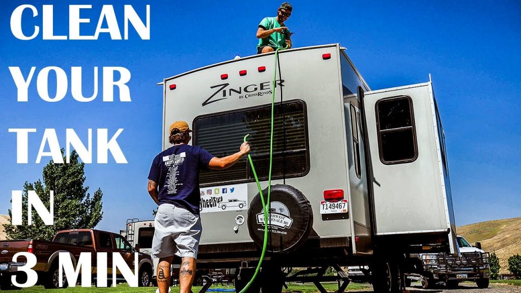 CLEAN your RV fresh water tank in LESS than 3 MINUTES!